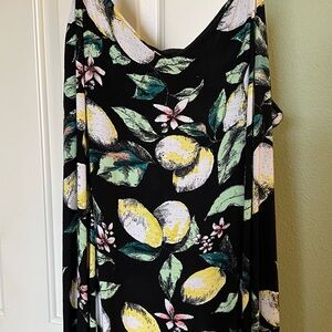 Floral Lemon Print Dress